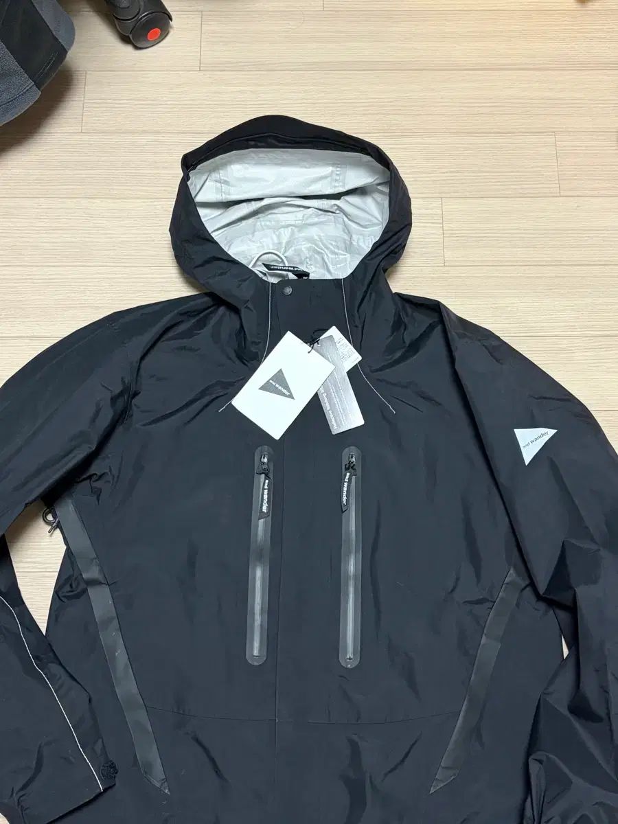 L and wander 2 5 ハイカー レイン ジャケット ブラック