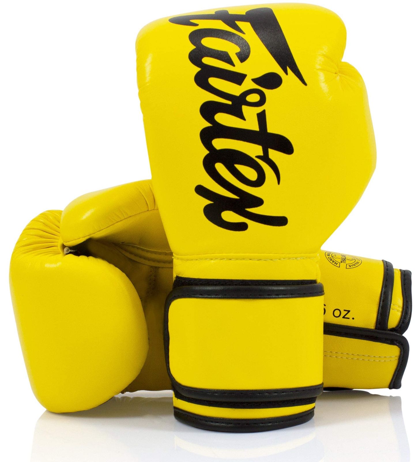 Fairtex BGV 14 ボクシンググローブ イエロー 12オンス 名札 その他 