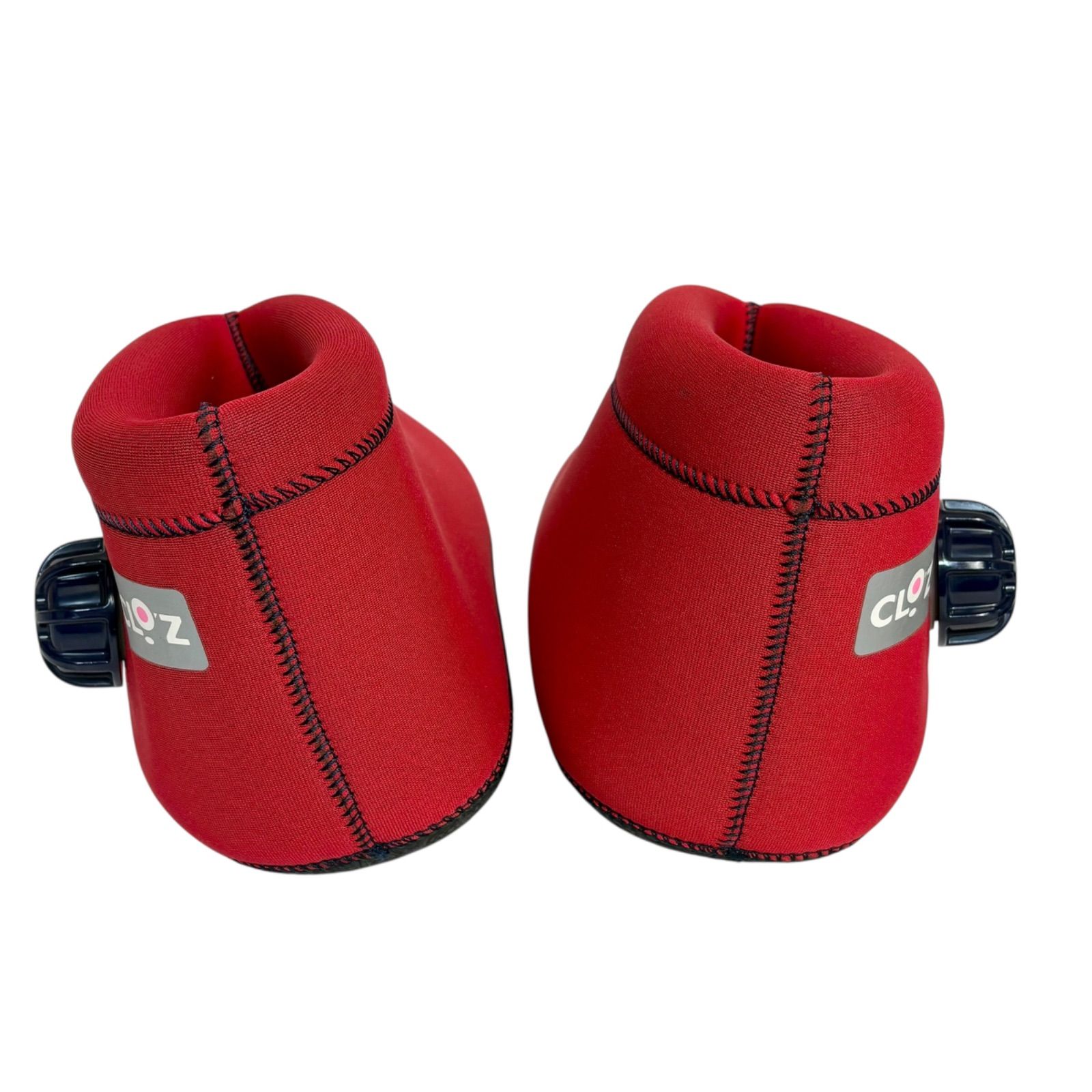 CLO'Z クロッツ やわらか湯たんぽ 足用ショートタイプ レッド Sサイズ