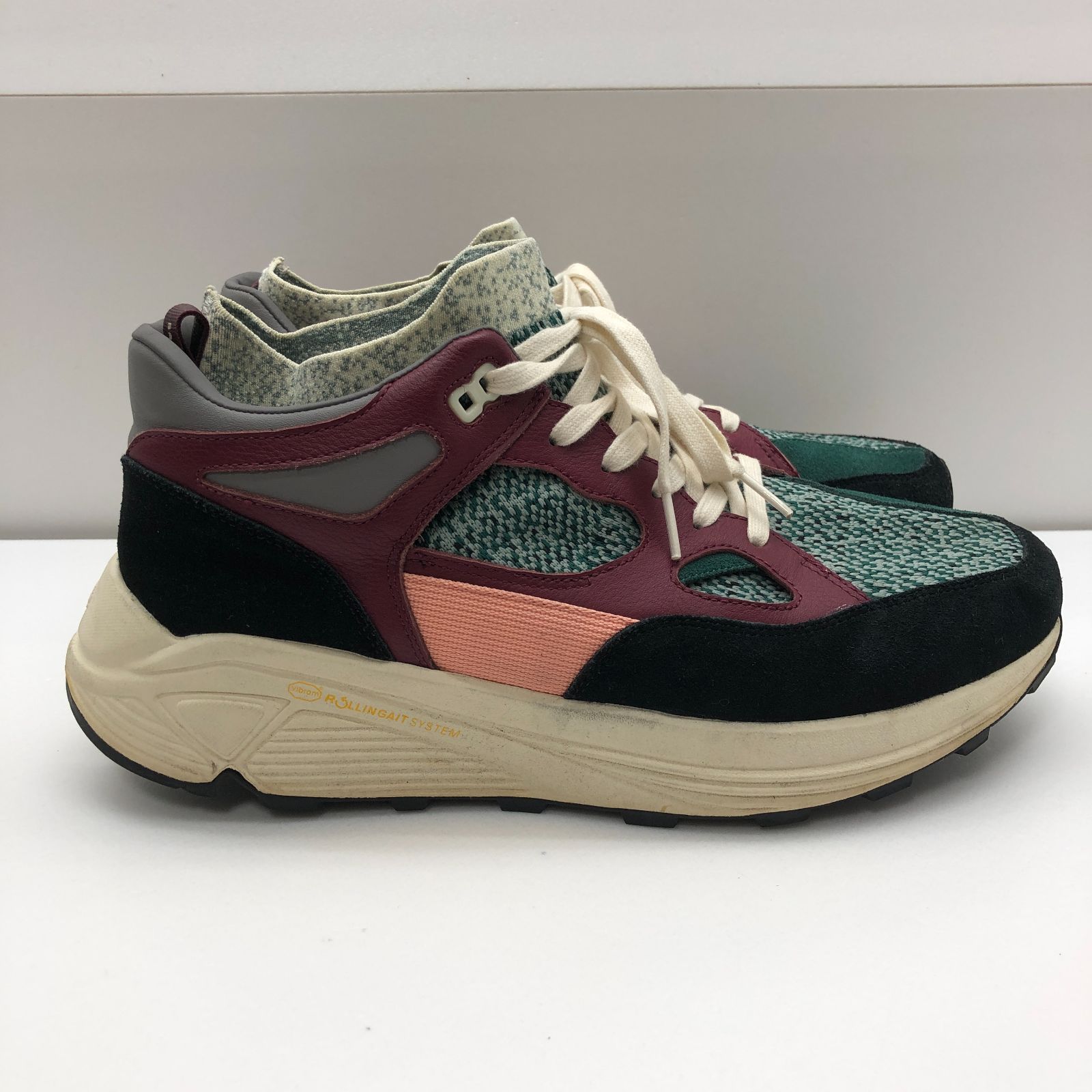 BRAND BLACK×MAISON KITSUNE コラボスニーカー メンズ AURA 27.5cm 靴 