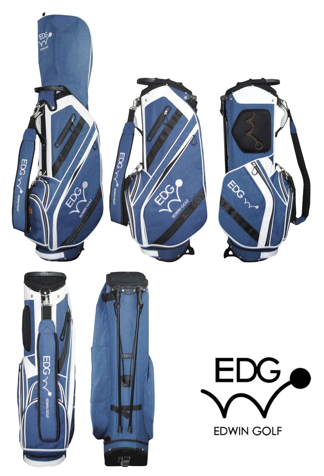 5型スタンド式キャディバッグ ダークグレー