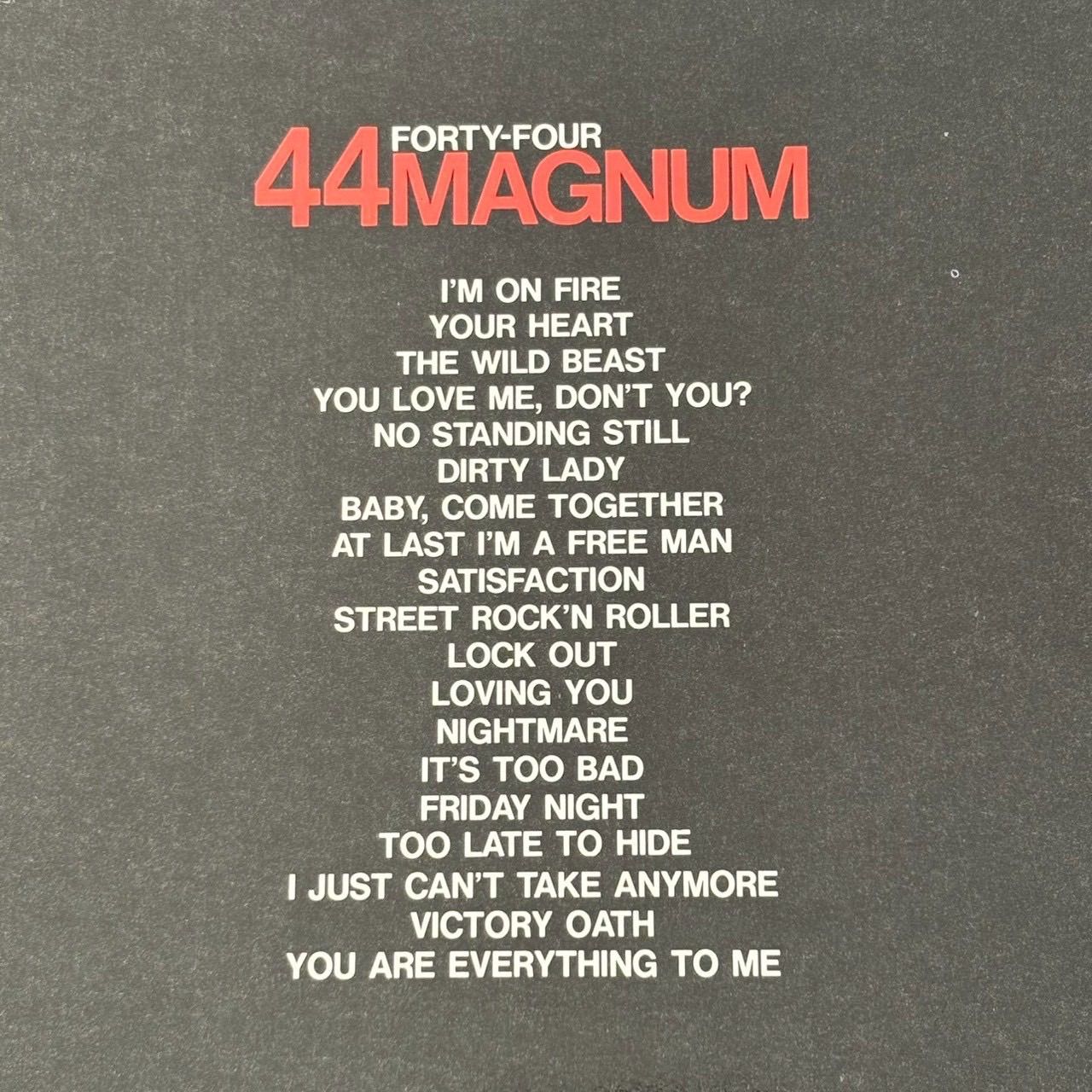 MAGNUM 44マグナム バンドスコア Complete Collection 1 全曲集 ギター