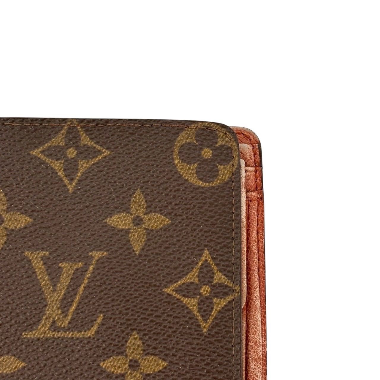 【Louis Vuitton】二つ折り財布 ブラウン モノグラム柄 LOUIS VUITTON ルイヴィトン モノグラム 二つ折り財布 メンズ
