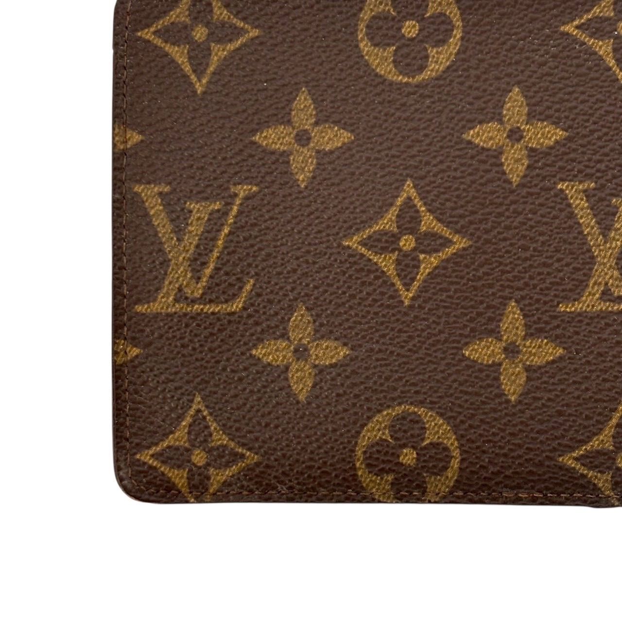【Louis Vuitton】二つ折り財布 ブラウン モノグラム柄 LOUIS VUITTON ルイヴィトン モノグラム 二つ折り財布 メンズ