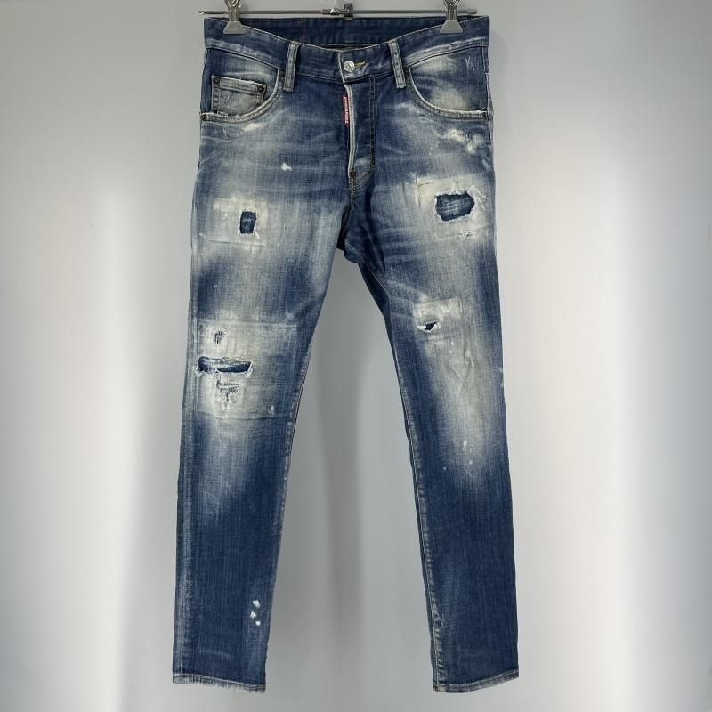 中古】DSQUARED2 ストレートデニムパンツ サイズ44 PH 0444 784 500
