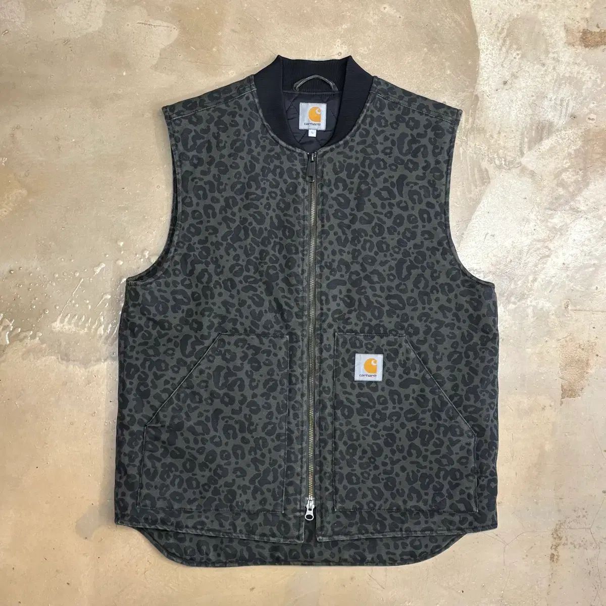 L Carhartt WIP ヒョウ柄 レオパード プリント ベスト - メルカリ