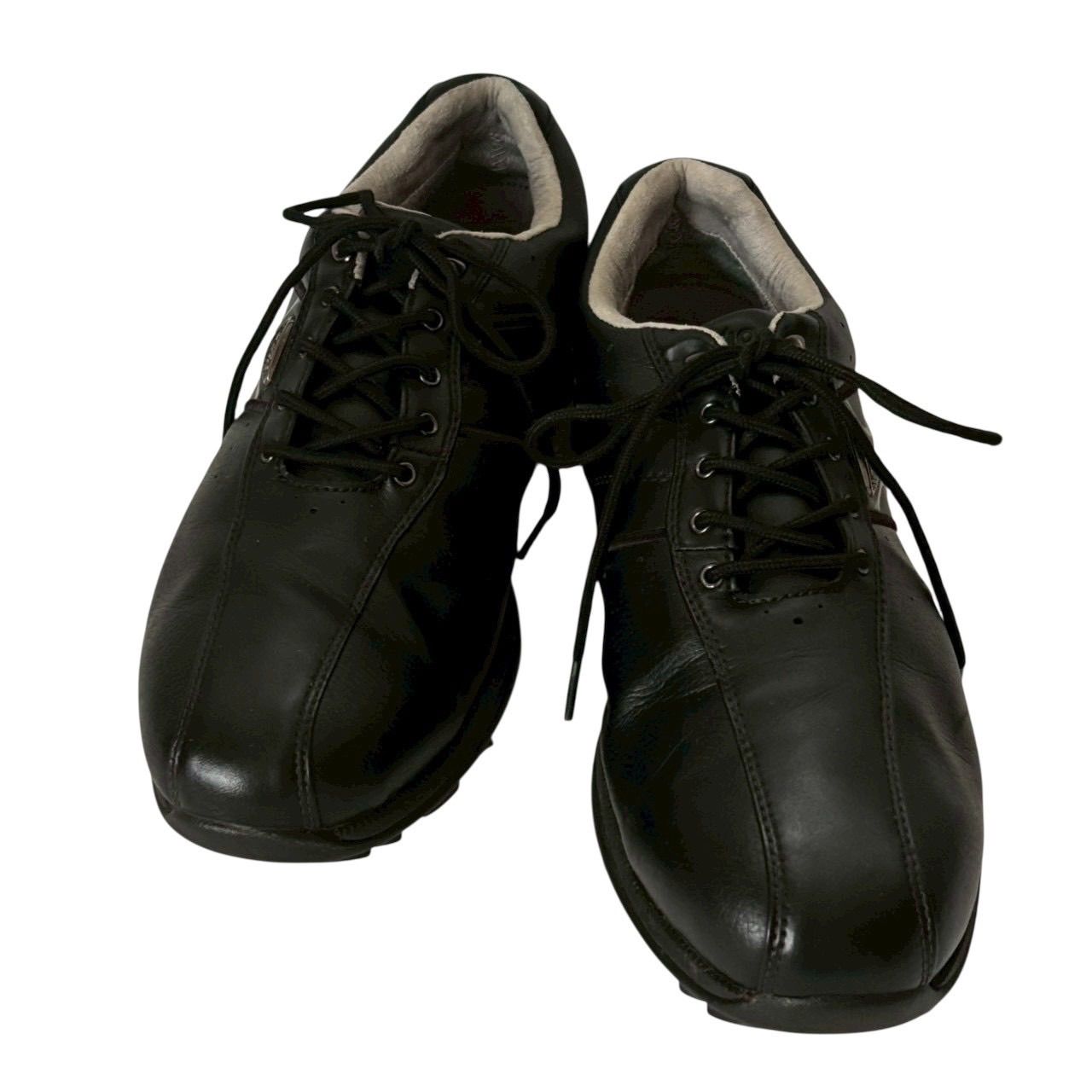 ジッパー付きブラックゴルフシューズ XXIO ゴルフシューズ メンズ 26cm GORE-TEX 防水 レザー ブラック 収納