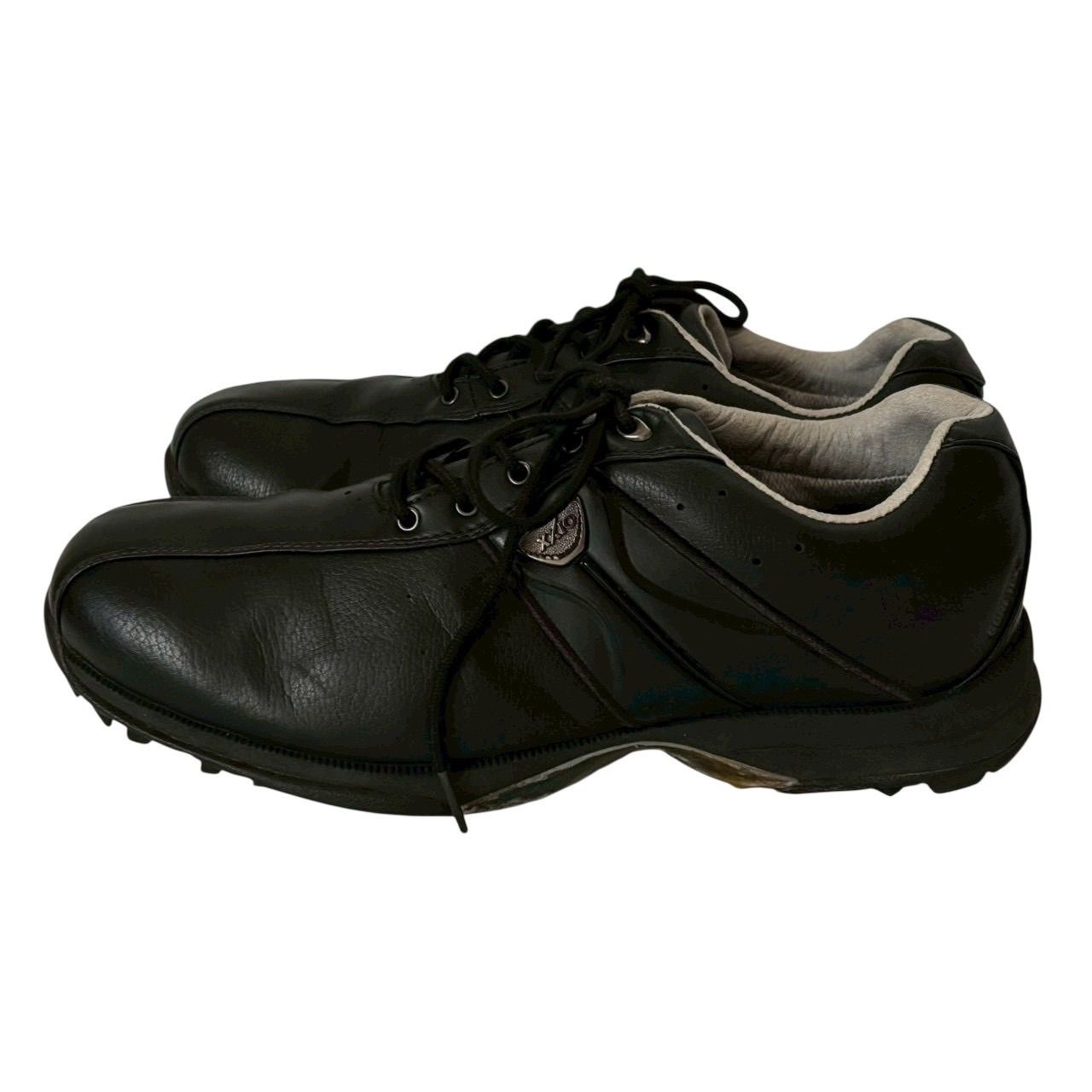XXIO ゴルフシューズ メンズ 26cm GORE-TEX 防水 レザー ブラック 収納