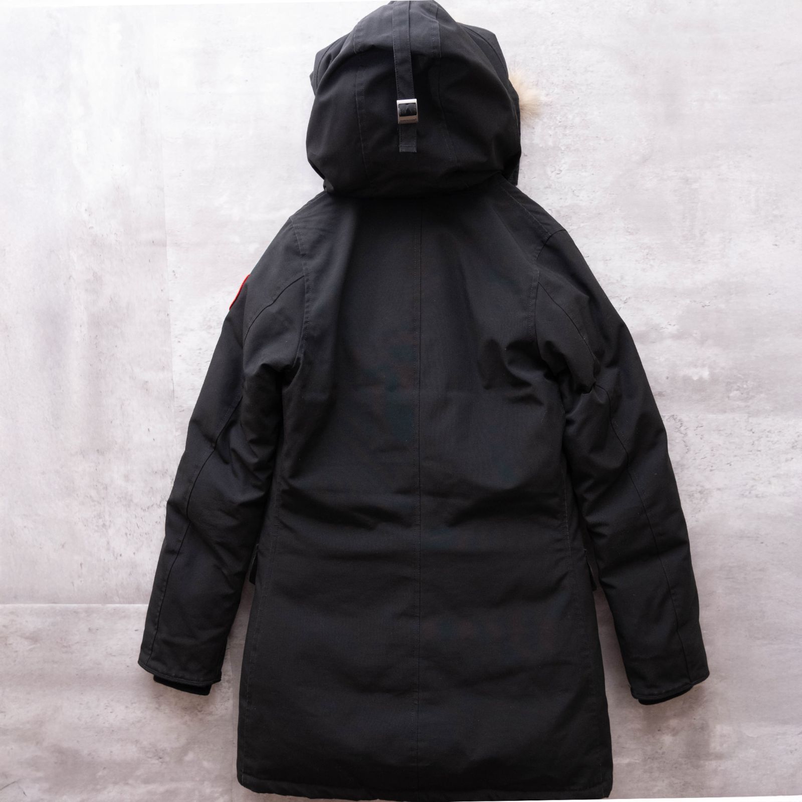 カナダグース ダウンコート ブロンテ S リアルファー ブラック - メルカリ