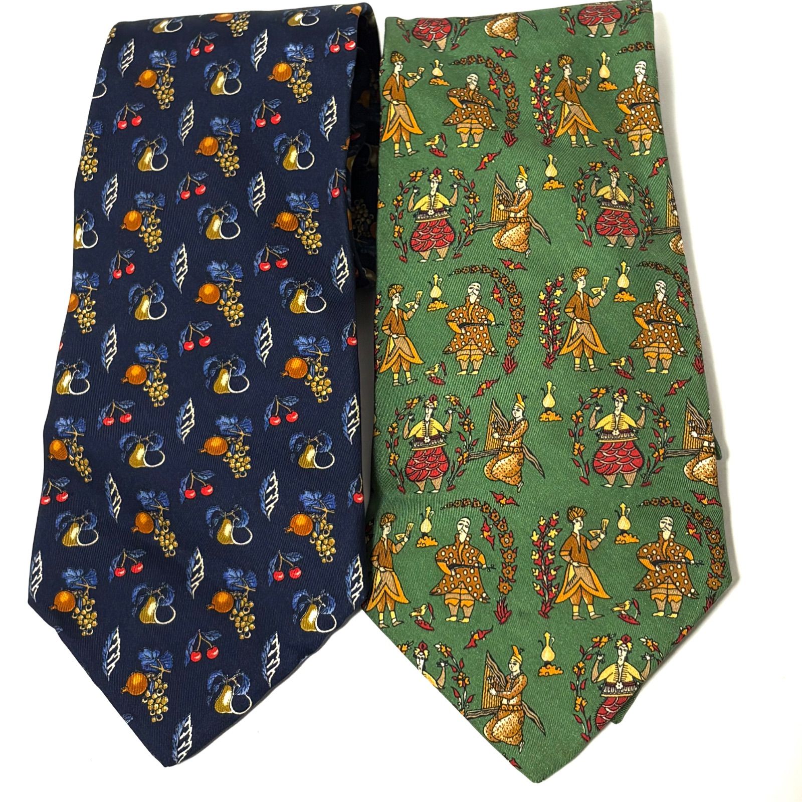 2点セット サルヴァトーレフェラガモ ネクタイ ブランド ネイビー系