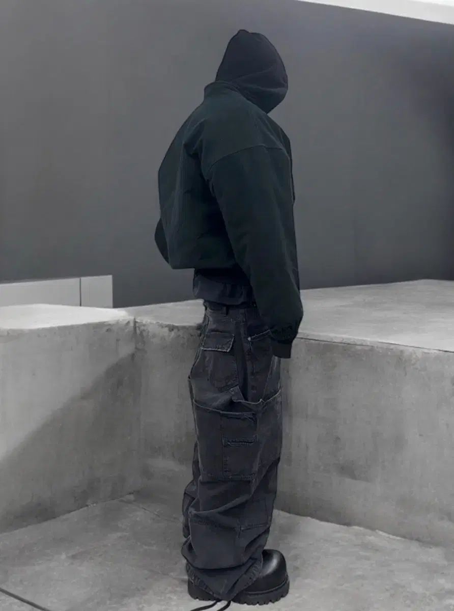 2 Nonnod ダブル ニット COVER パンツ - ヴィンテージ ブラック