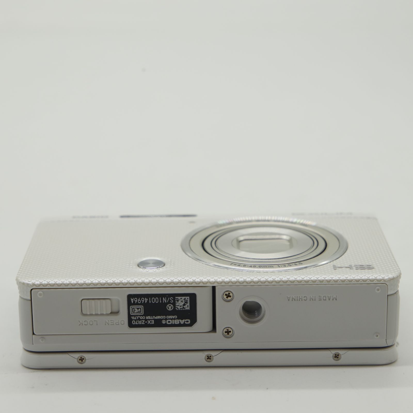 □美品□ CASIO デジタルカメラ EXILIM EX-ZR70WE 「自分撮りチルト 