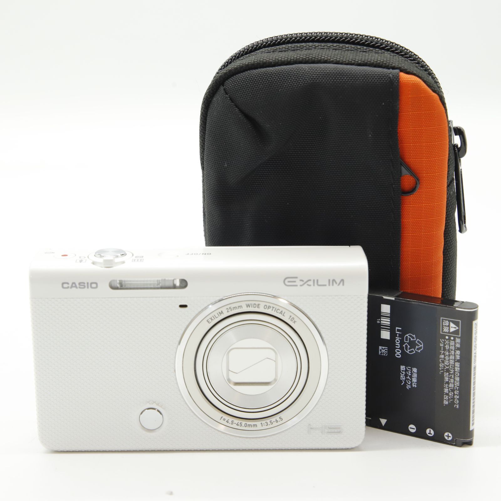 □美品□ CASIO デジタルカメラ EXILIM EX-ZR70WE 「自分撮りチルト 