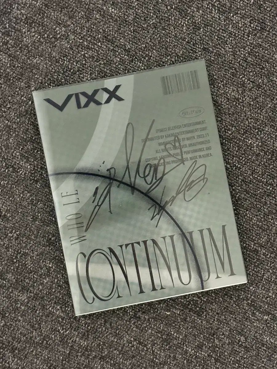 VIXX Continuum サイン入り アルバム
