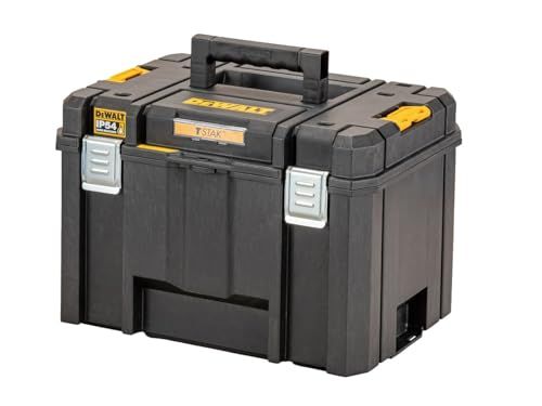 迅速に発送 デウォルト DEWALT TSTAK ラージボックス Lサイズ 工具箱 収納ケース ツールボックス 大容量 積み重ね収納 脱着トレー IP 54 坊塵 防水 設計 1 47378 dc 5