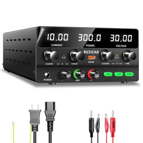 迅速に発送 安定化電源 30 V 10 A 300 W 4桁電圧電流電力水平スクリーン表示 スイッチング電源 エンコーダ微調整粗調整 DC 可変直流安定化電源 電気制御機器 自動切替 高精度 低雑音直流電源 自動温度制御冷却 テスト 修理 研究 8 c 41 f 101