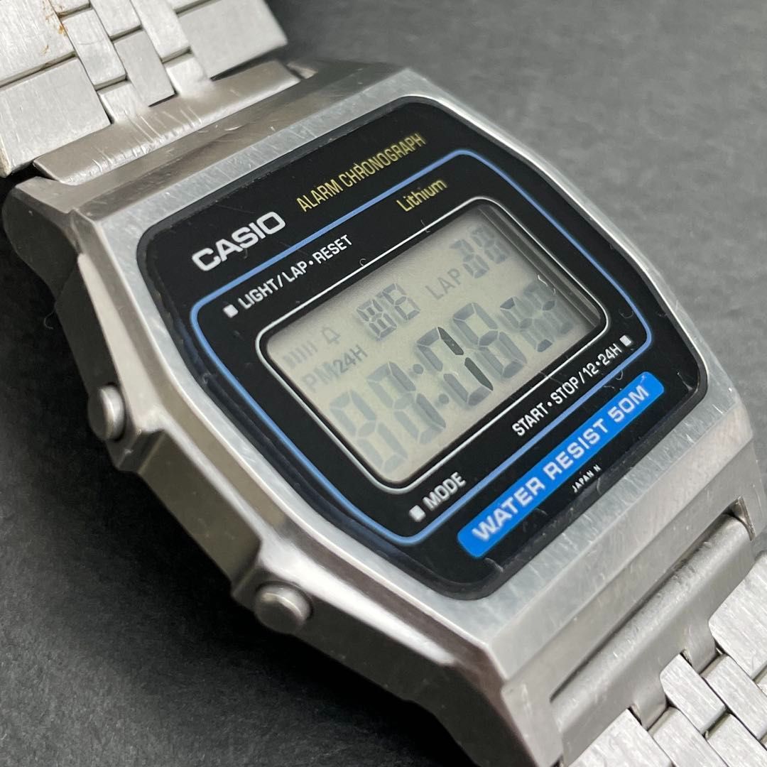 CASIO 415 W34 アラームクロノグラフ 50m防水 CASIO デジタル 415-W34 ALARM CHRONOGRAPH アラーム クロノグラフ W34