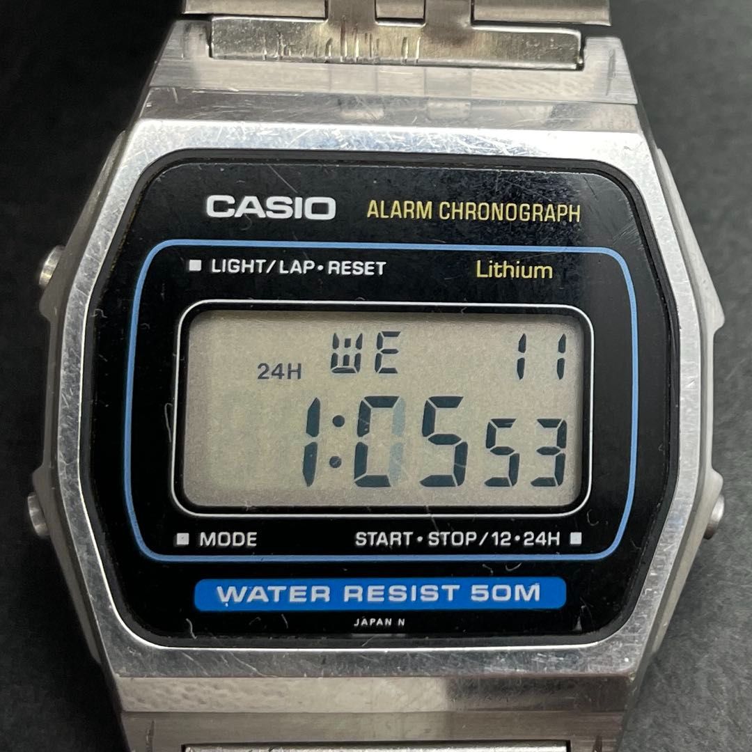 CASIO デジタル 415-W34 ALARM CHRONOGRAPH アラーム クロノグラフ W34