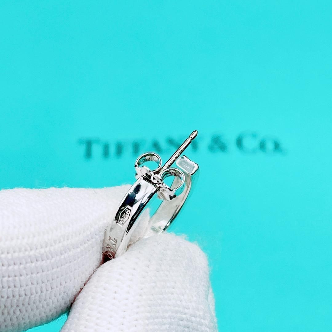 ◇ティファニー◇新品仕上済 Tiffany&Co. 1837 ナロー ピアス スモール
