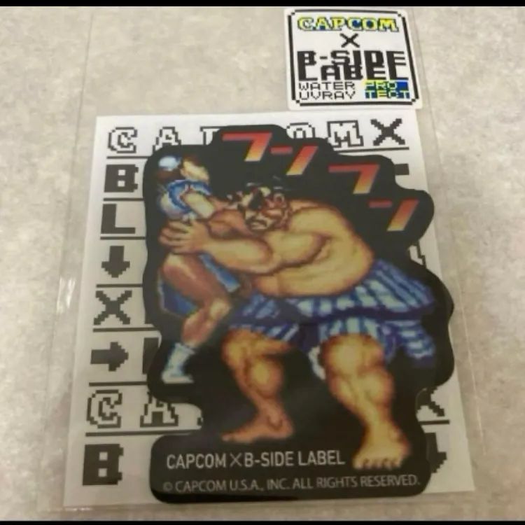B SIDE LABEL ステッカー CAPCOM ストリートファイター 本田 春麗