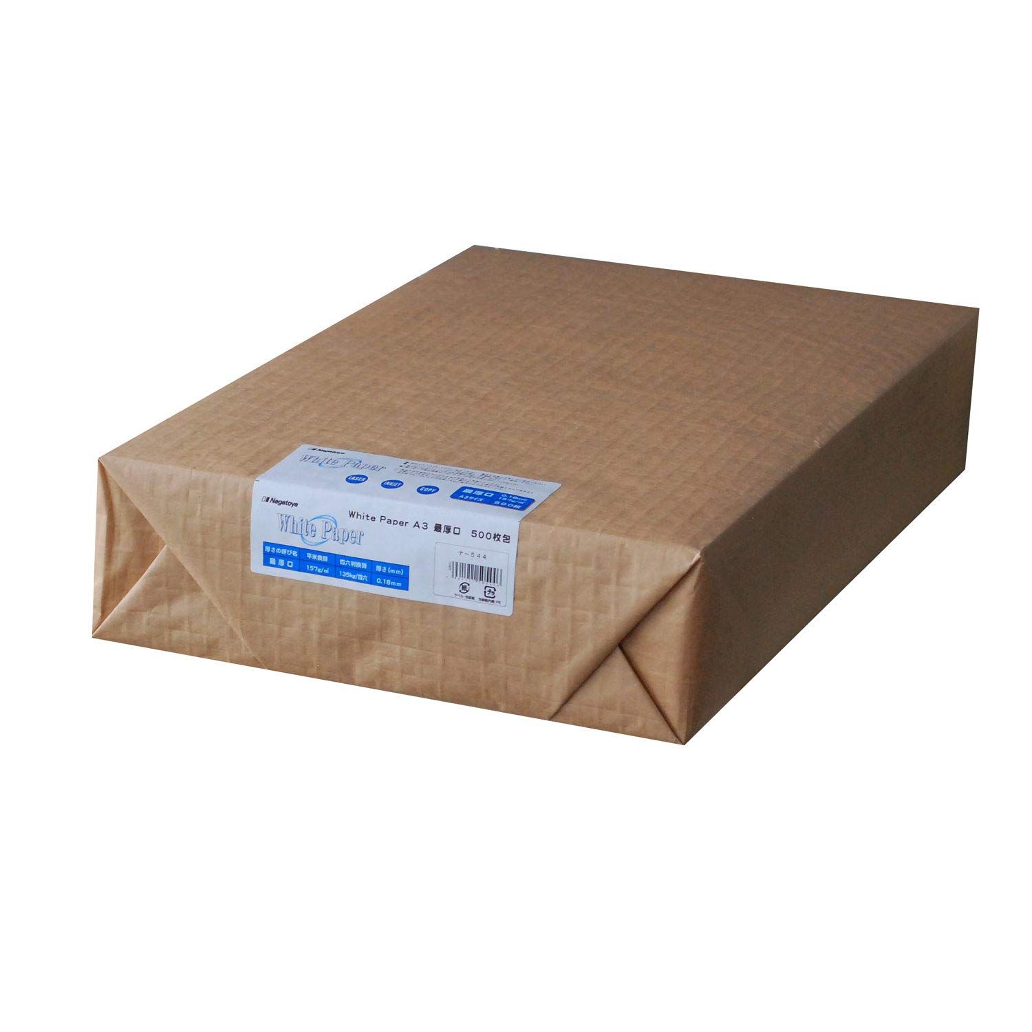 ナ 544 Nagatoya ホワイトペーパー A 3 最厚口 0360544