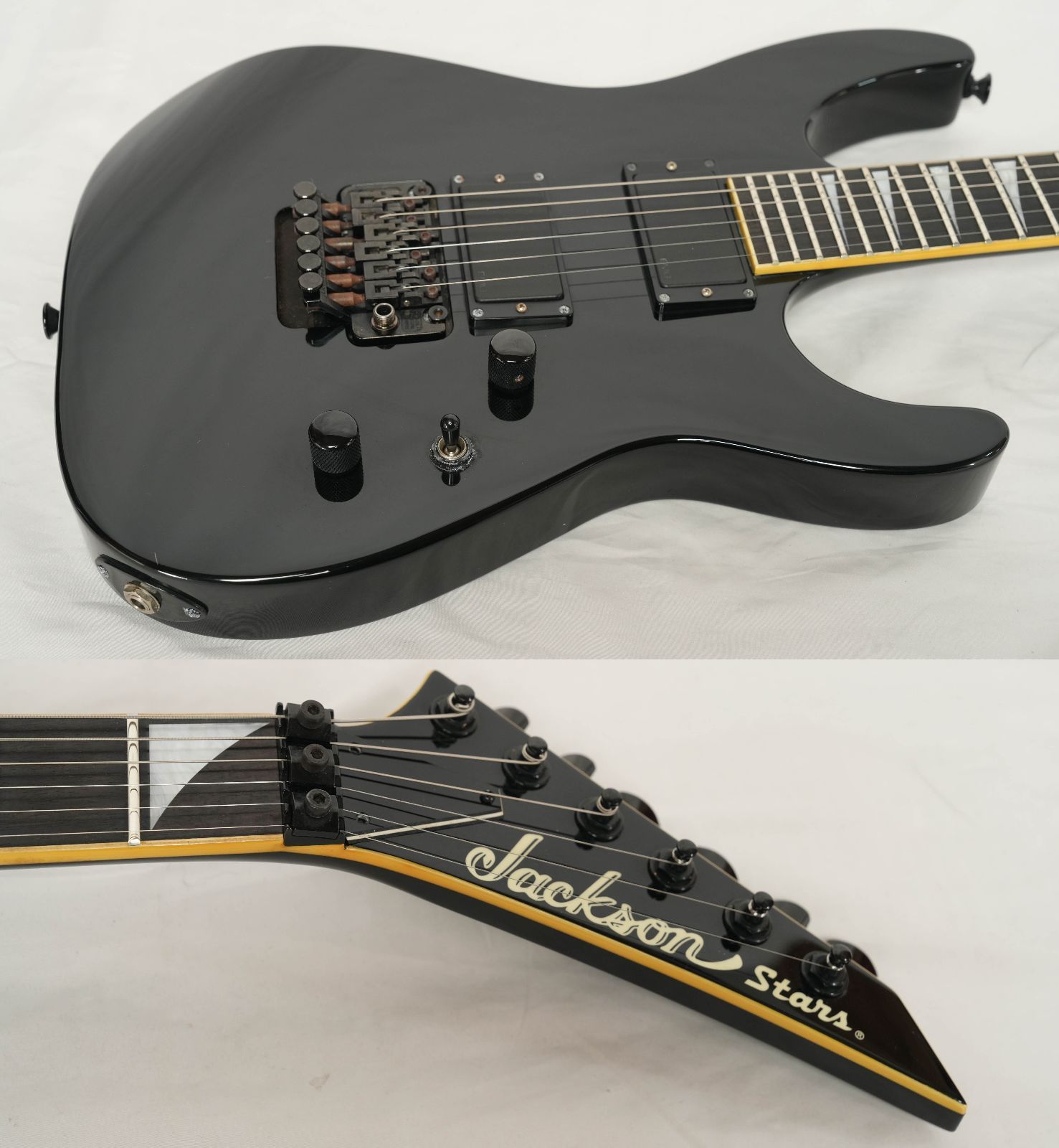 ☆Jackson Stars☆Soloist SL-J2E BLACK EMG搭載 スルーネック 2000