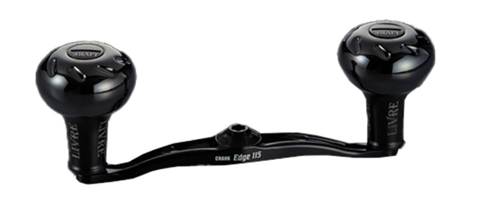 リブレ LIVRE 11531 クランク エッジ 115 CRANK Edge Bシリーズ EP 37 Bノブ搭載 シマノ 左巻き用 オールブラック FLSE B BKBK