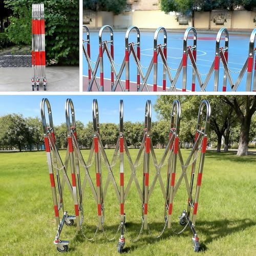 迅速に発送 フェンス 柵 屋外 ステンレス鋼 伸縮フェンス キャスター付きな ポータブルで柔軟なモバイル バリケード オルガン タイプ ガードレール 門扉 駐車場 ガレージ 庭作り 遊び場 道路 工事 アウトドア 交通 侵入防止 防錆処理 設置簡単 1