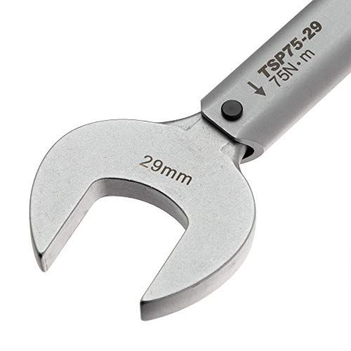 迅速に発送 トネ TONE スパナ形単能トルクレンチ TSP 75 29 ブラック N m エアコン工具