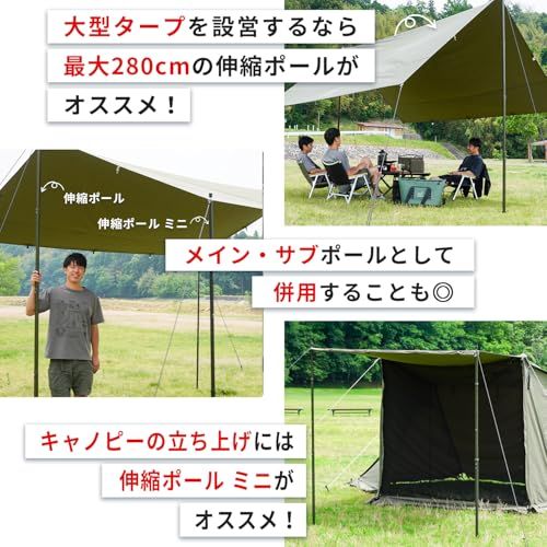 迅速に発送 伸縮ポール