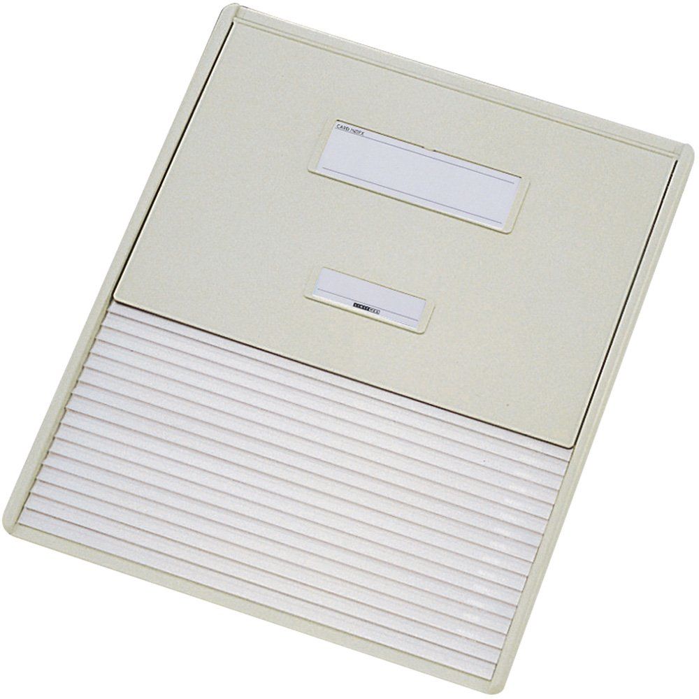 リヒトラブ カラーカードインデックス A 3 4縦2面 オフホワイト HC 114 C 1