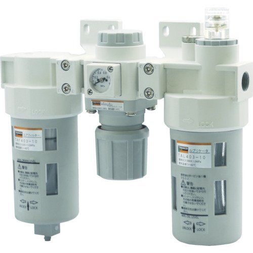 TRUSCO トラスコ FRLユニット 口径Rc 3 8