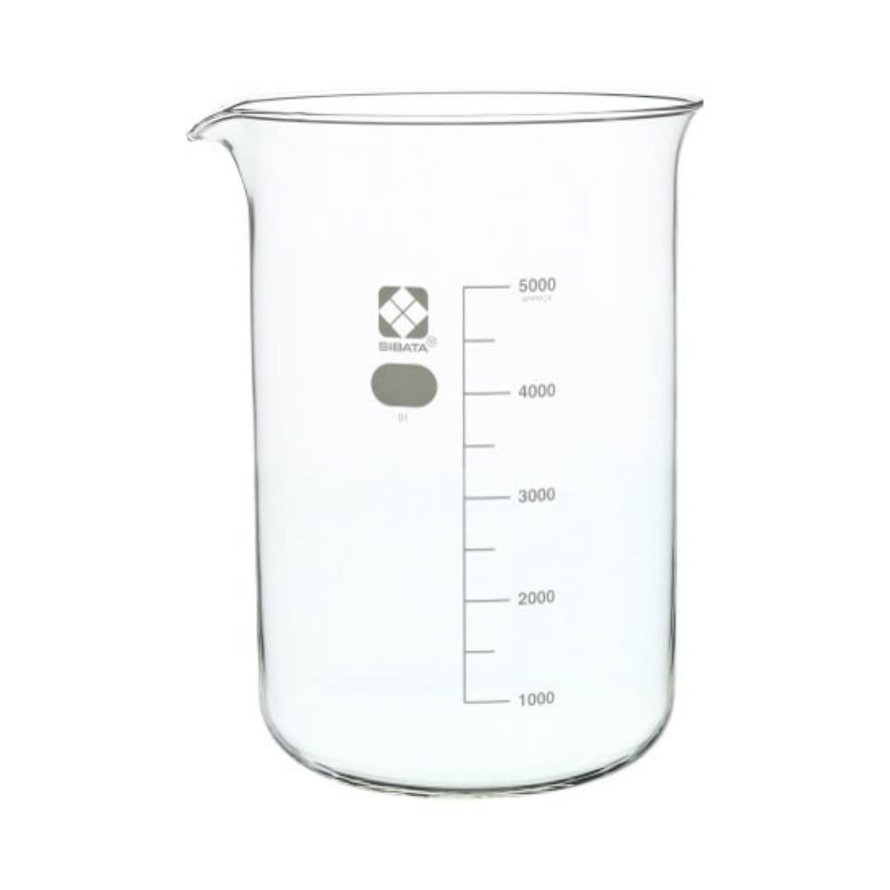 柴田科学 ビーカー 目安目盛付 5L 1入 010020 5000