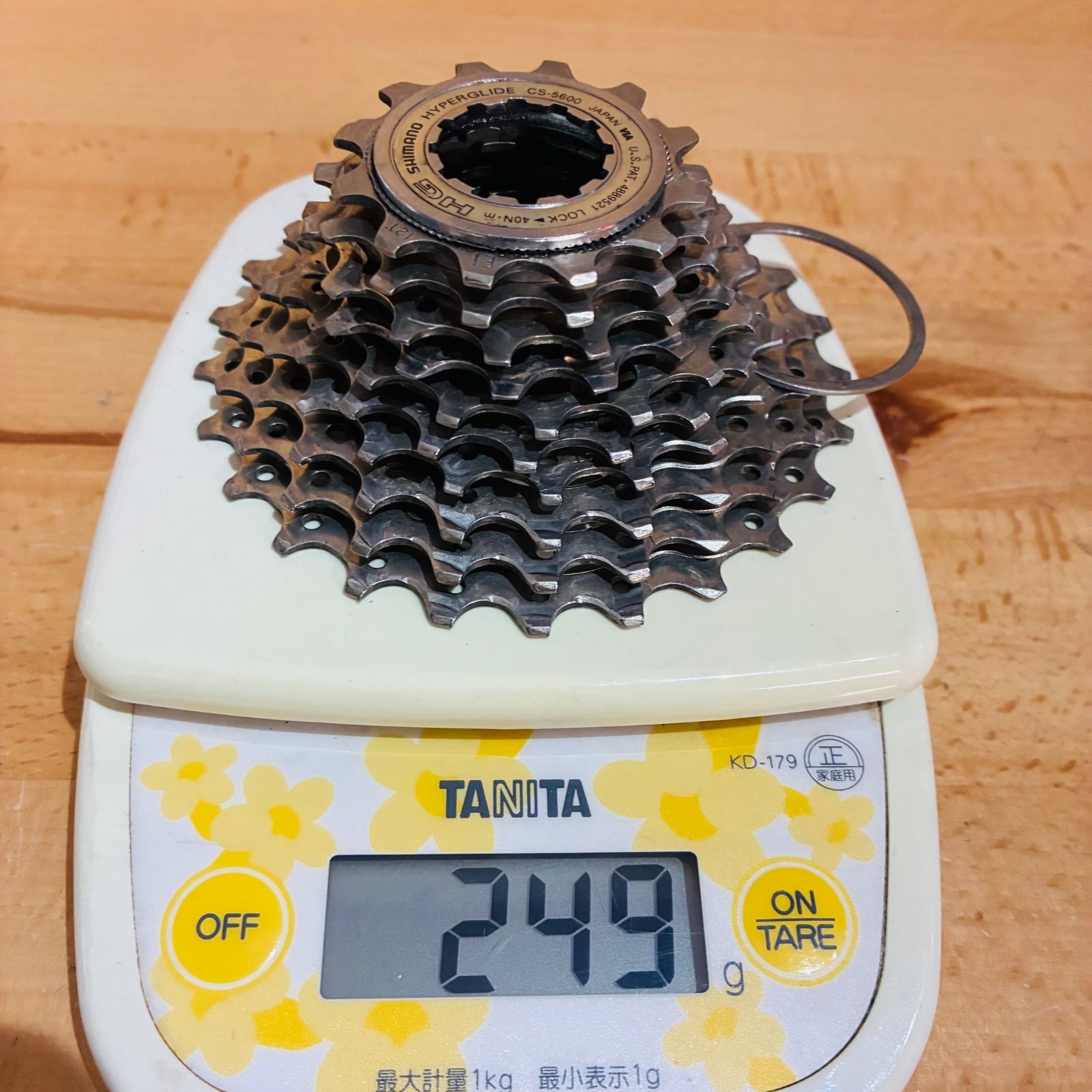 中古品】 シマノ105 CS-5600 カセット スプロケット 12-25T 10S 1mm 