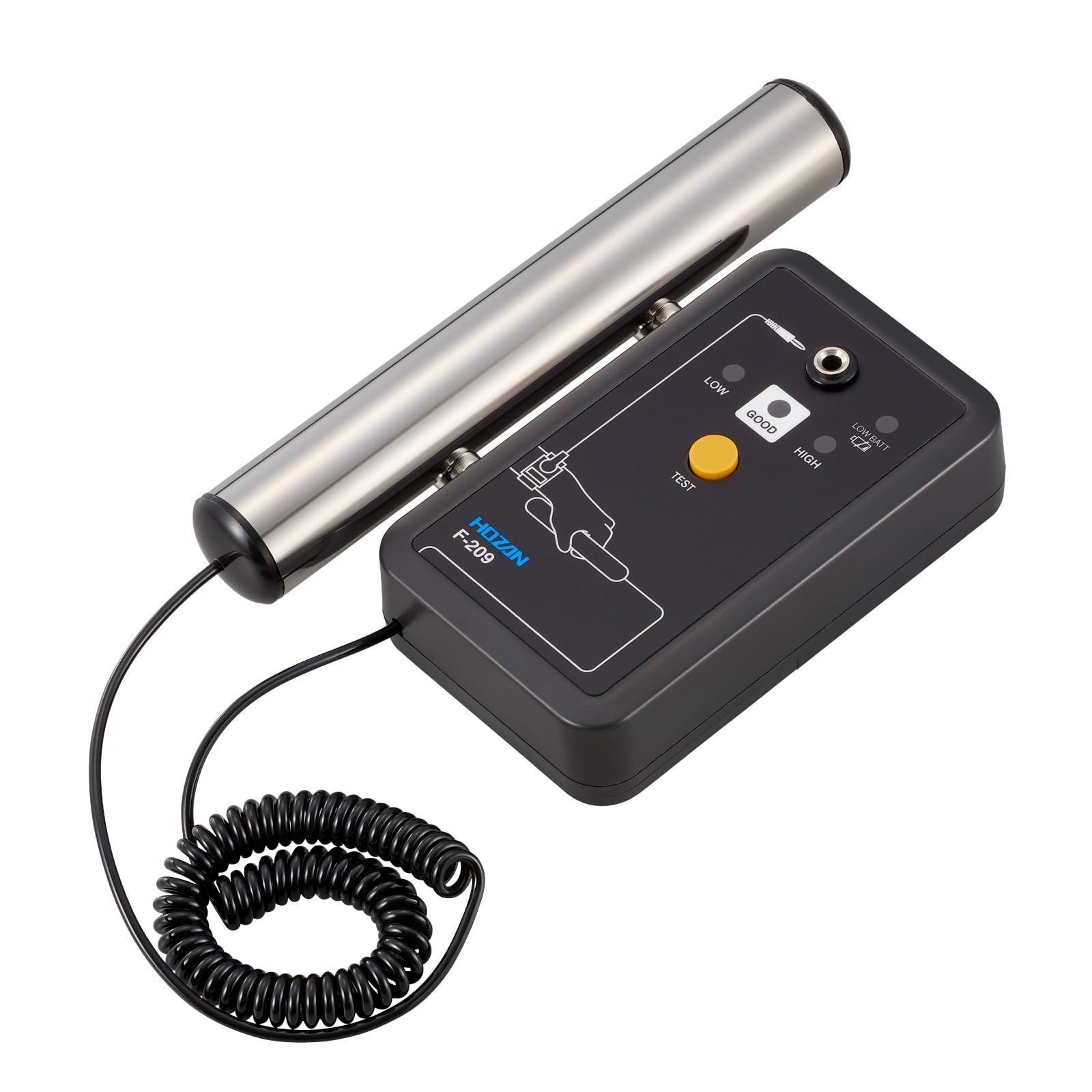 ホーザン HOZAN リストストラップチェッカー リストストラップの有効性をチェック 静電気対策の規格 RCJS に対応 F 209