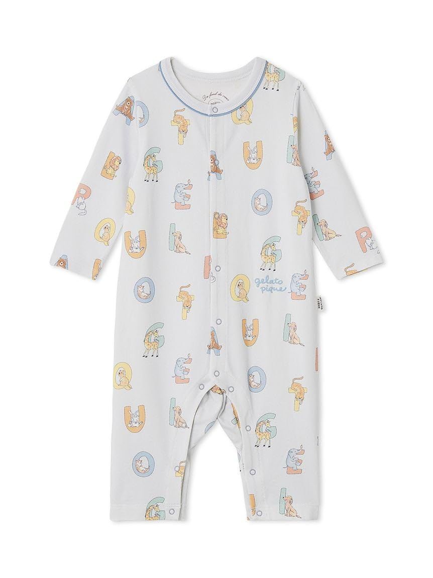 新品 [ジェラート ピケ] BABY長袖ロンパース PBCO259087 ユニセックスベビー BLU 80