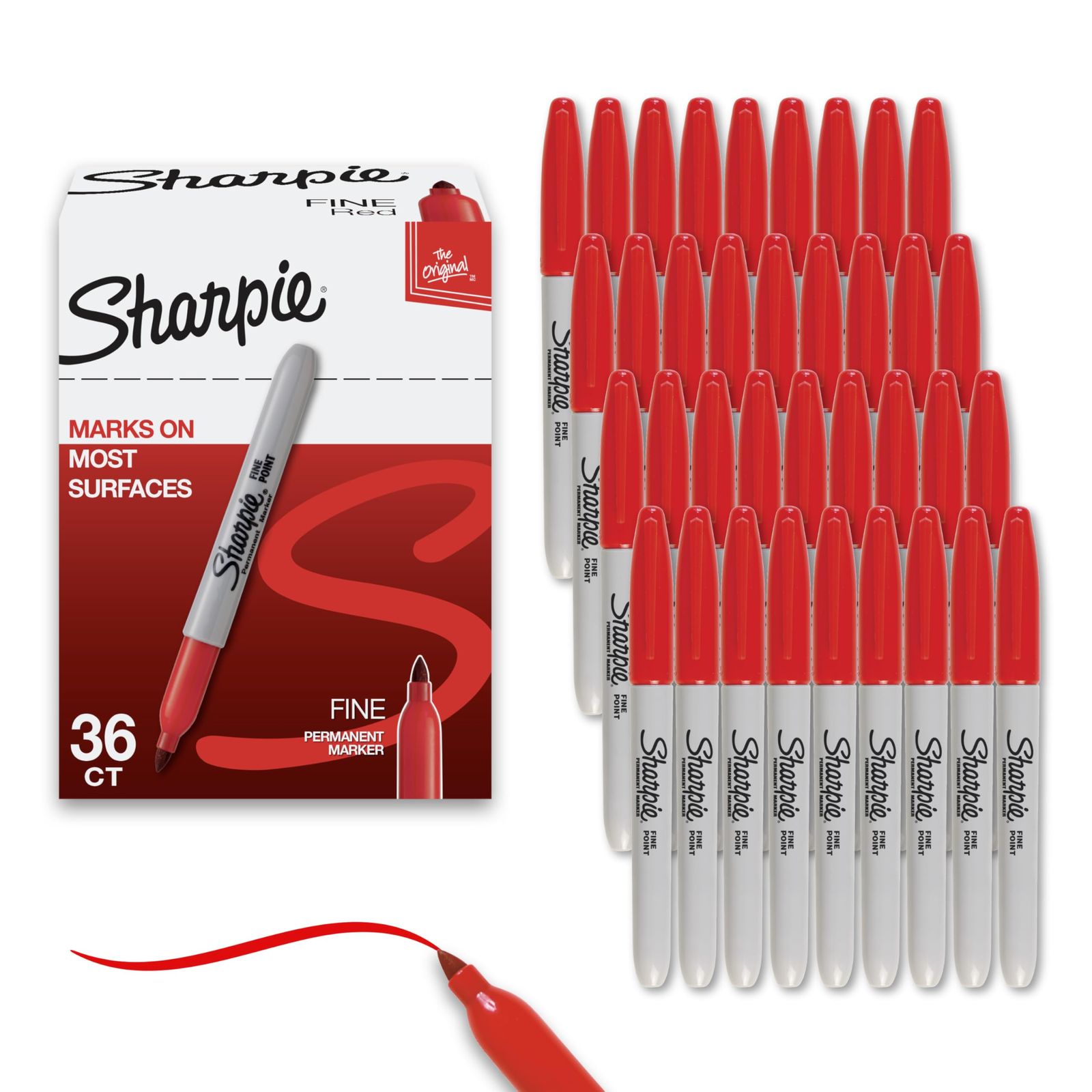 シャーピー Sharpie 油性ペン 究 コレクション 細字マーカー＆ 細ペン 36 Count
