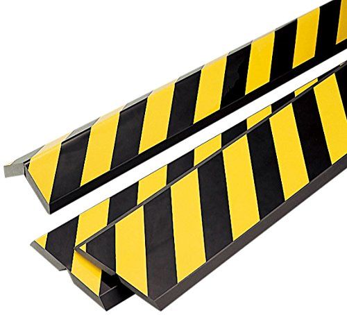 緑十字 コーナークッション 黄 黒 トラ 200 1000 25 mm 無反射 246071