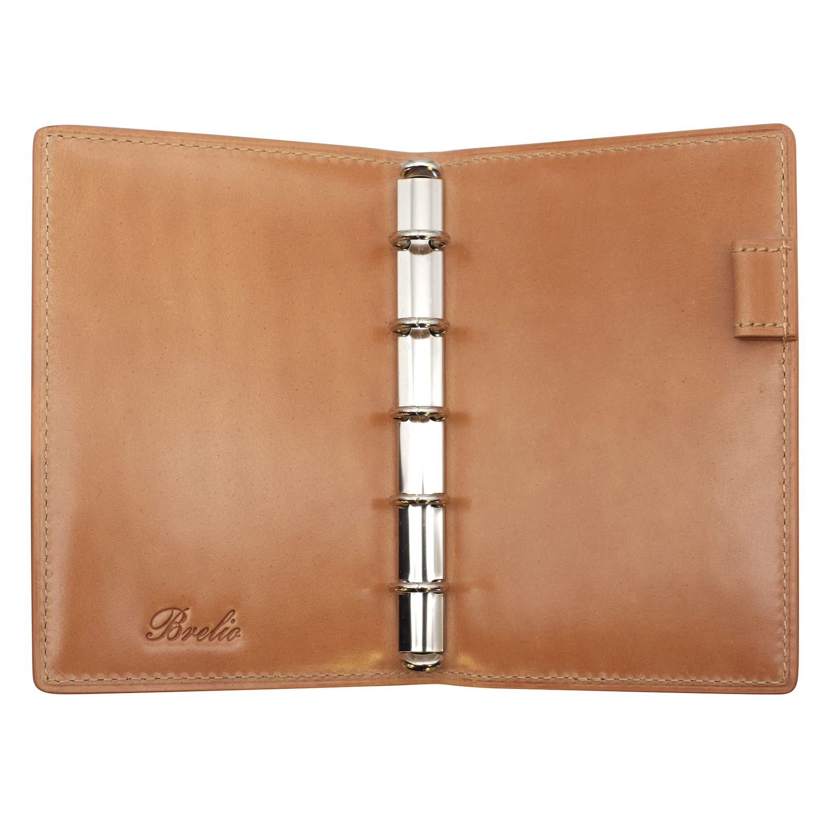 ブレイリオ システム手帳 ミニ 5 オール コードバン リング 径 11 mm ナチュラル レーデルオガワ 911 04