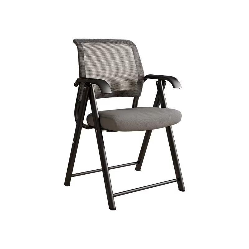 KASABULAC ミーティングチェア オフィスチェア 折りたたみ 肘掛け付 背もたれ付き 事務椅子 オフィス レセプション トレーニングルーム 組立不要 事務用品 オフィス家具 学校 業務用