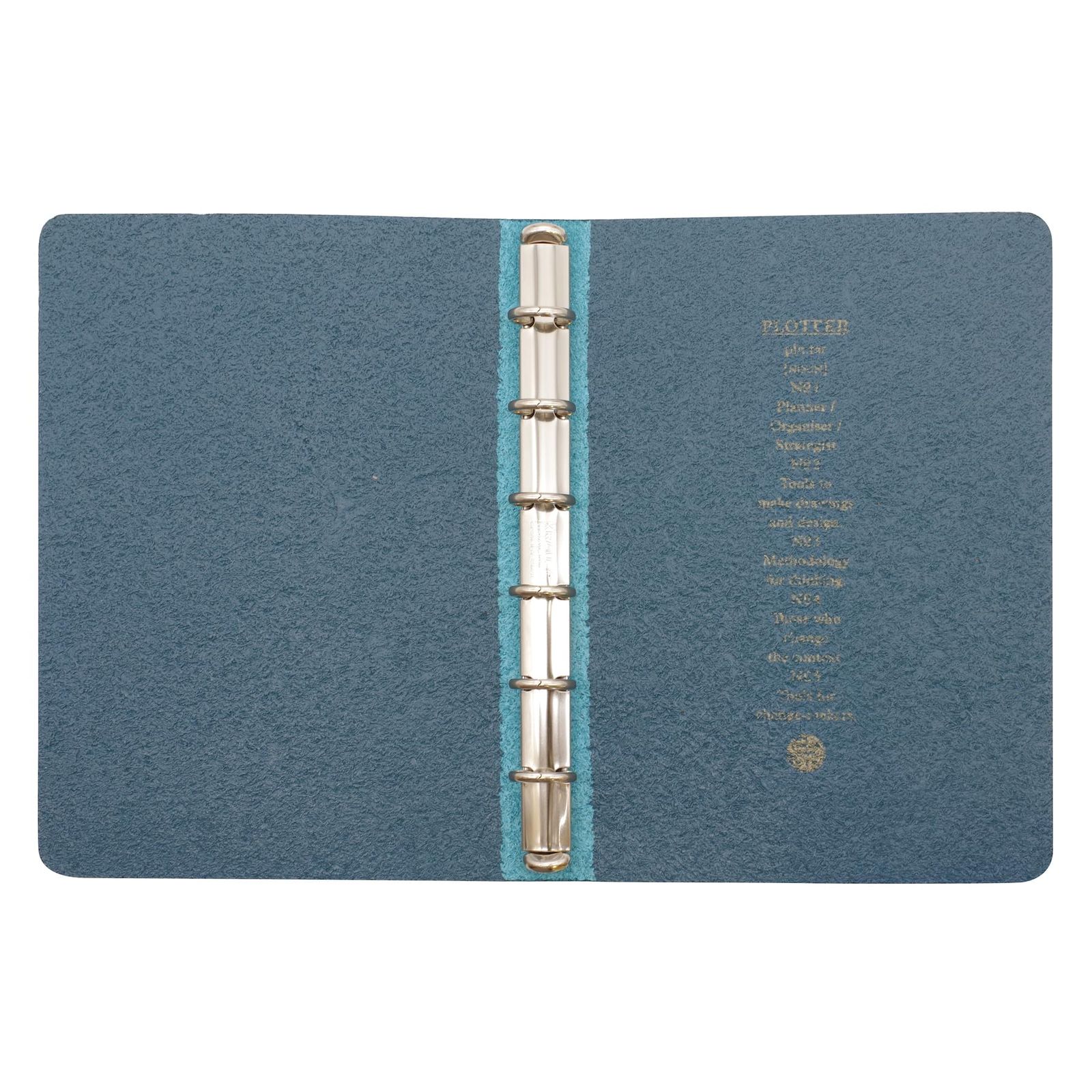 システム手帳 プロッター ミニ Liscio リスシオ 11 mm ブラウン レザーバインダー