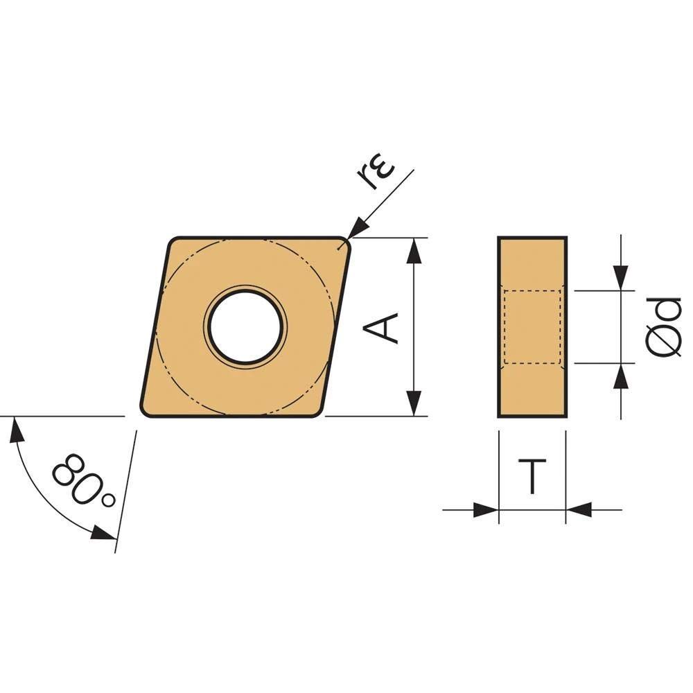 京セラ KYOCERA 旋削用チップ CA 530 CVDコーティング COAT 入り