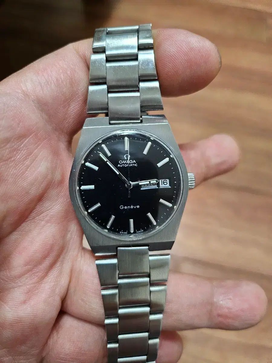  オメガ ジェネーブ オートマティック ヴィンテージ Tシャツ 洗濯機対応 自動巻き時計 腕時計(アナログ)