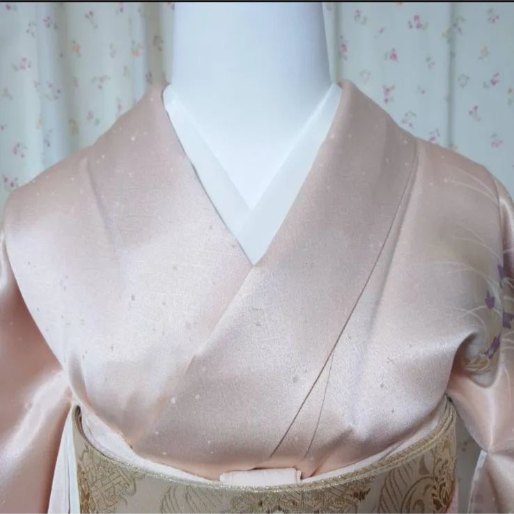 フ9991 未使用近い 美品 袷 正絹 友禅 訪問着フルセット - メルカリ