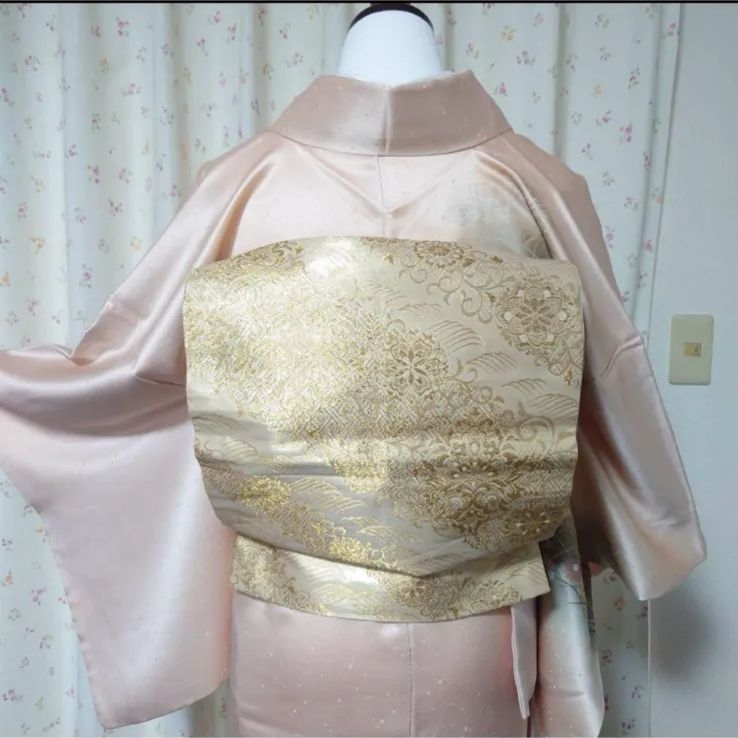 フ9991 未使用近い 美品 袷 正絹 友禅 訪問着フルセット - メルカリ