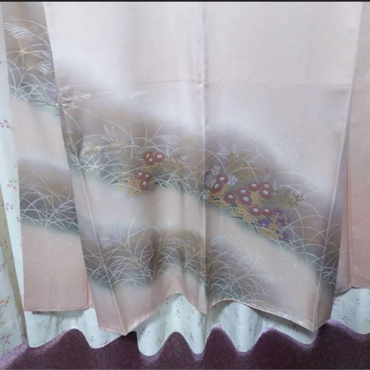 フ9991 未使用近い 美品 袷 正絹 友禅 訪問着フルセット - メルカリ