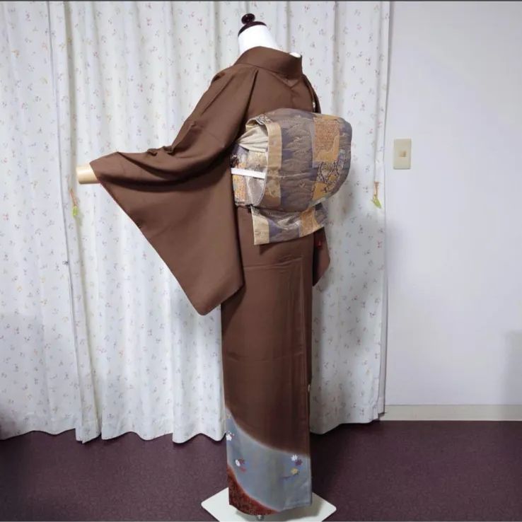 フ9994 未使用近い 美品 袷 正絹 友禅 訪問着 フルセット - メルカリ