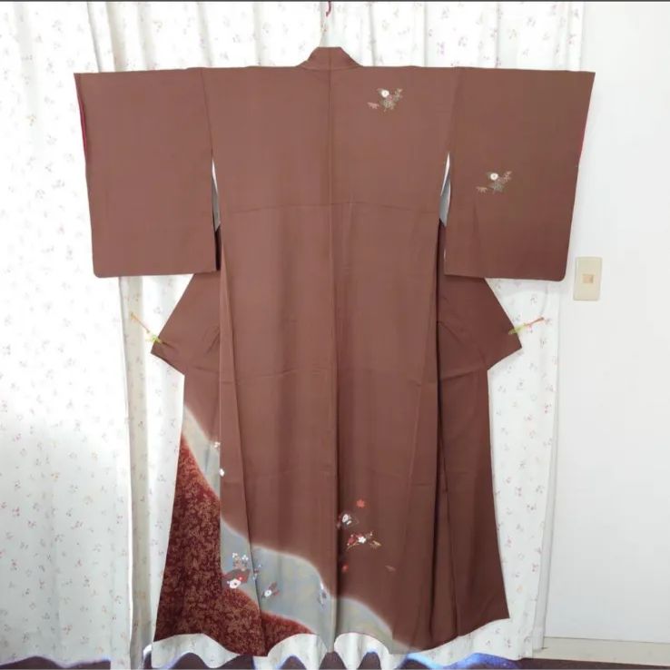 フ9994 未使用近い 美品 袷 正絹 友禅 訪問着 フルセット - メルカリ