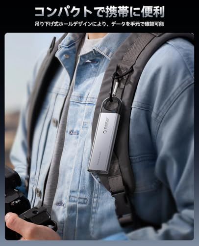 ORICO 256 GB 外付けSSD 最大1050 MB 秒 2 in 1 USB C Aケーブル付き Type Cスマートフォン タブレット ノートブック用高信頼性ストレージ 10 a 183 67 b