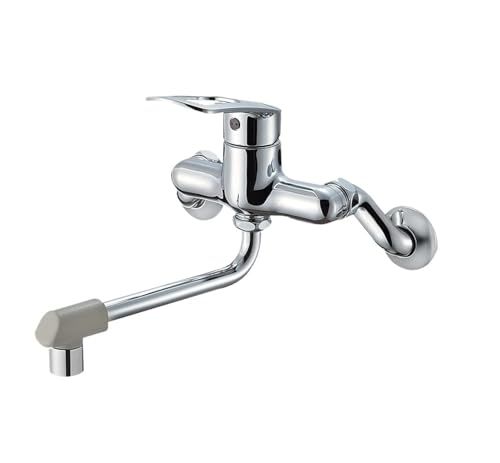 迅速に発送 SANEI サンエイ シングル混合栓 壁付 2穴 キッチン用 エコタイプ 水 ガスの節約に 節湯水栓 泡沫吐水 メッキハンドル 日本製 K 1700 ED 4 UR 13